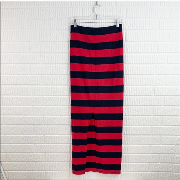 Free People Stripe Column Convertible Maxi Skirt - Picture 4 of 7